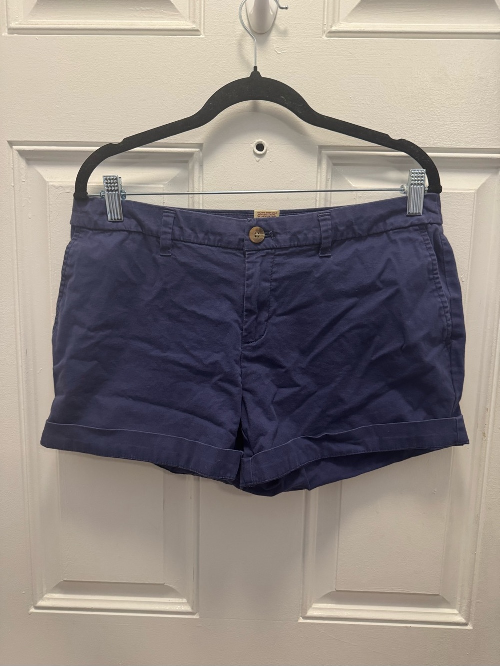 Faded Glory Navy Roll-Cuff Women's Shorts 0474